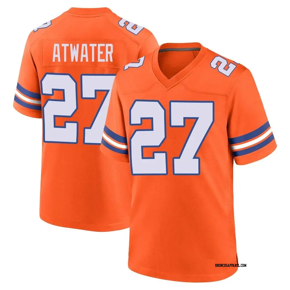 DENVER BRONCOS ATWATER ユニフォーム 27 mens-nike-steve-atwater-orange